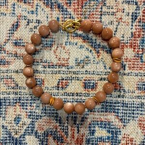 Jaded Jewels Pink Stone Necklace EUC